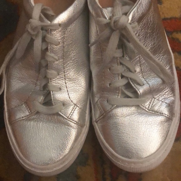 Loeffler Randall silver sneakers - Picture 4 of 6